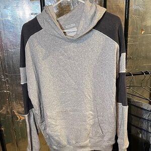 Women’s Gray and Black Hoodie